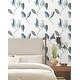 preview thumbnail 3 of 5, York Wallcoverings Brushwork Branches Alpine and Cobalt Wallpaper