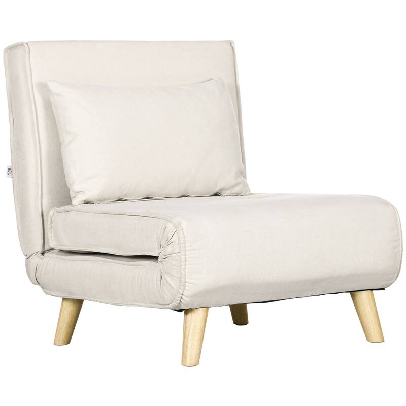2-in-1 Multi-Functional Sofa Bed, Sleeper Chair with Adjustable Backrest