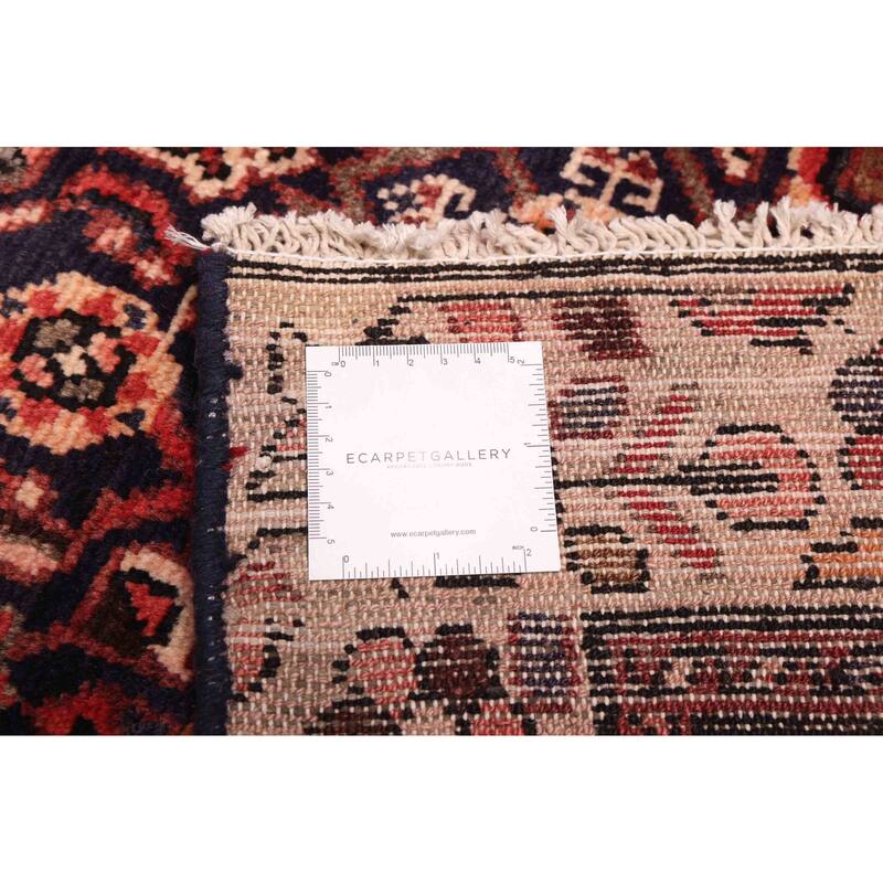 ECARPETGALLERY Hand-knotted Andelz Dark Navy Wool Rug - 3'8 x 10'8