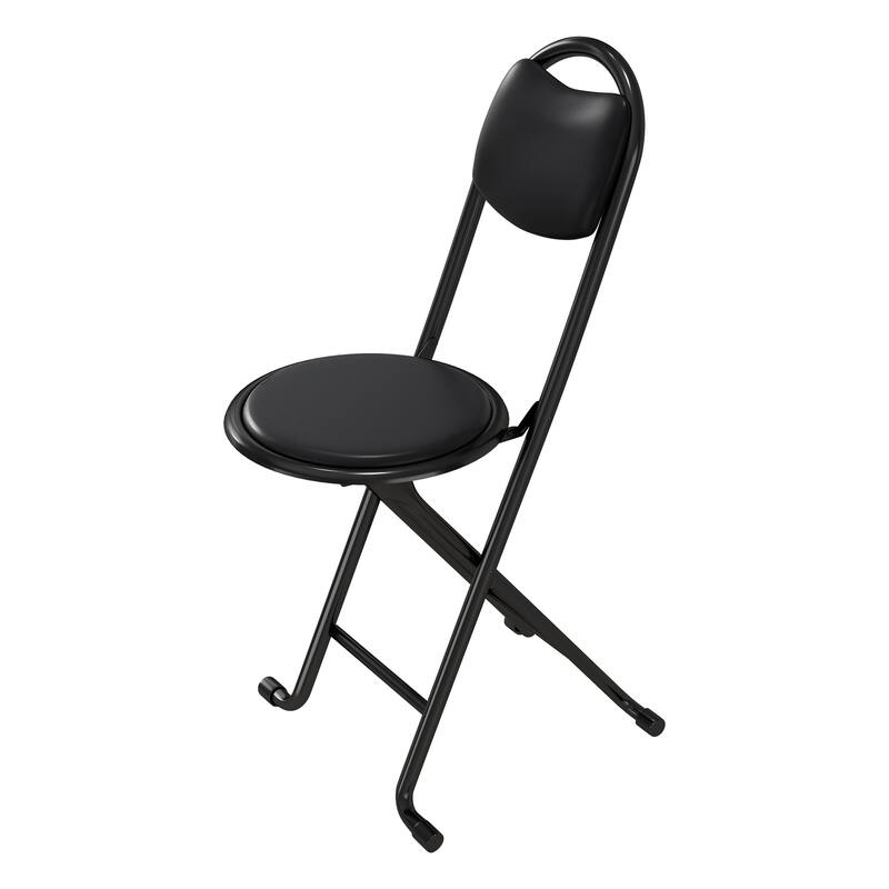 2Pcs/4Pcs Cushioned Padded Folding Stool with Back for Kitchen