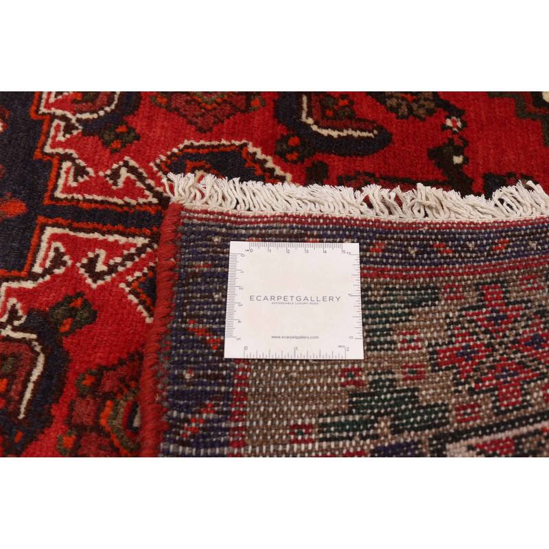ECARPETGALLERY Hand-knotted Andelz Red Wool Rug - 3'3 x 4'9