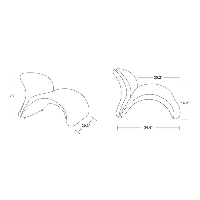 Rosebud Multi Colored Accent Chair -Set of 3