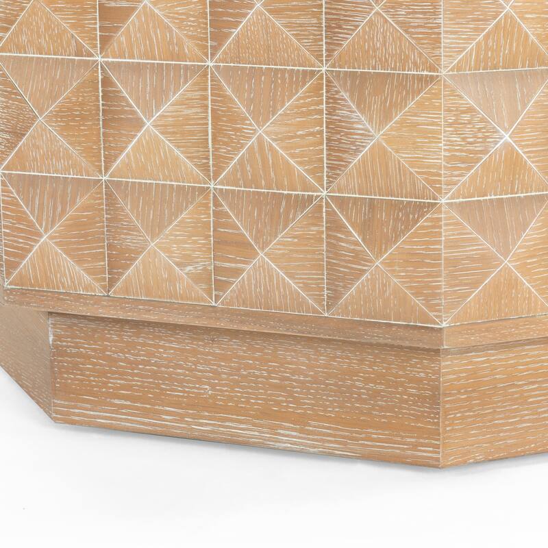 SAFAVIEH Couture Patty Wood Octagon Coffee Table - 34"W x 34"D x 18"H