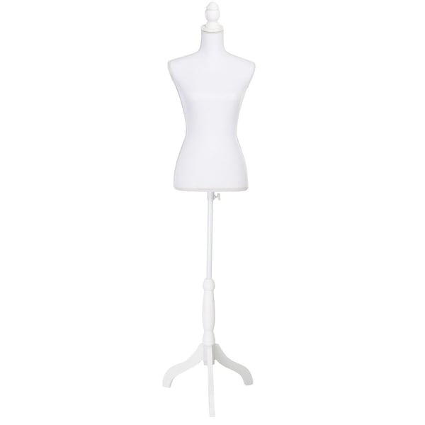 Amazon Com Female Mannequin Torso Body Dress Form With Black Adjustable Tripod Stand For Clothing Dress Jewelry Display Black Everything Else
