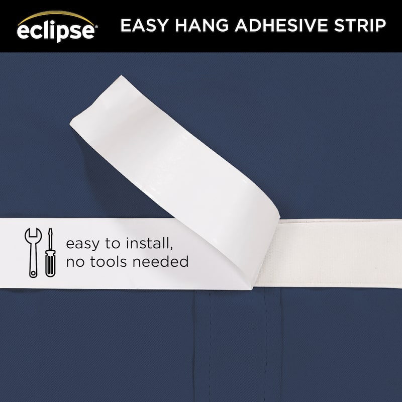 Eclipse Braylon Solid Blackout French Door Panel