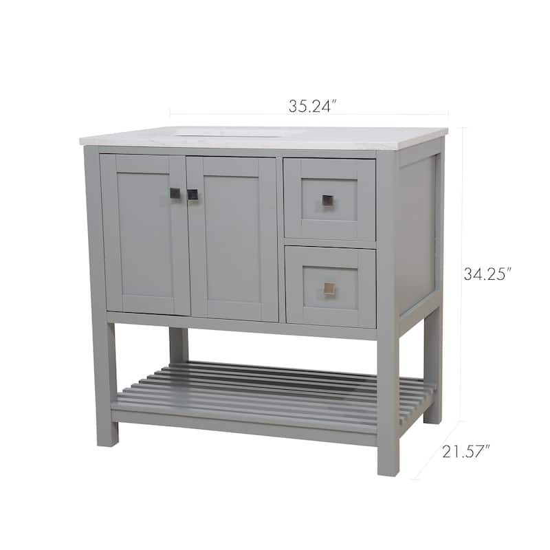 Tribecca 36" 2-Drawer Vanity