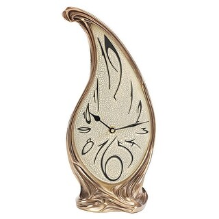 Design Toscano Teardrop Melting Clock Sculptural Timepiece