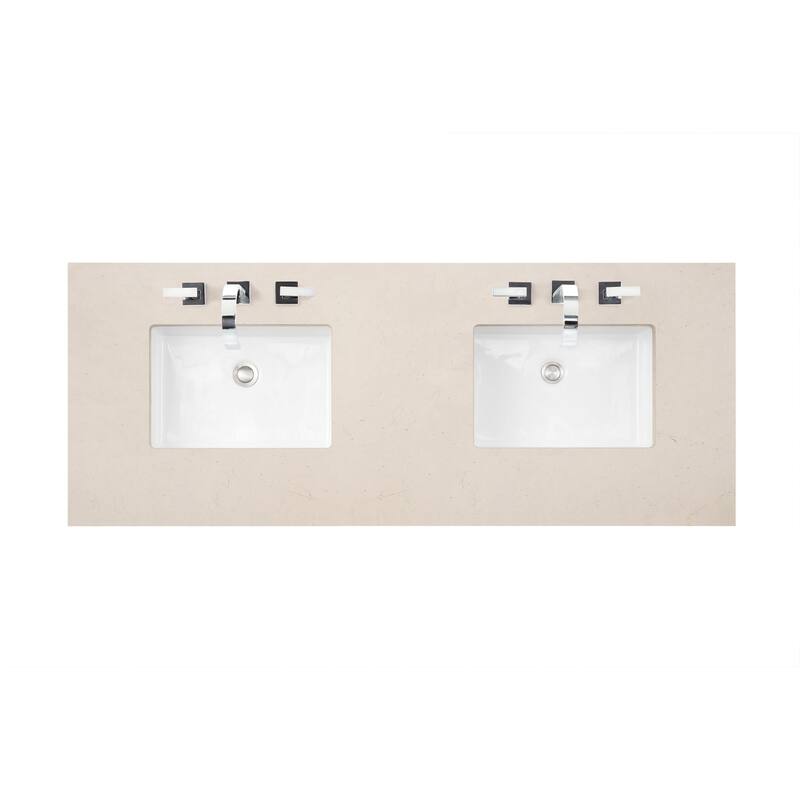 James Martin Vanities Addison 60" Double Basin Hardwood Vanity Set