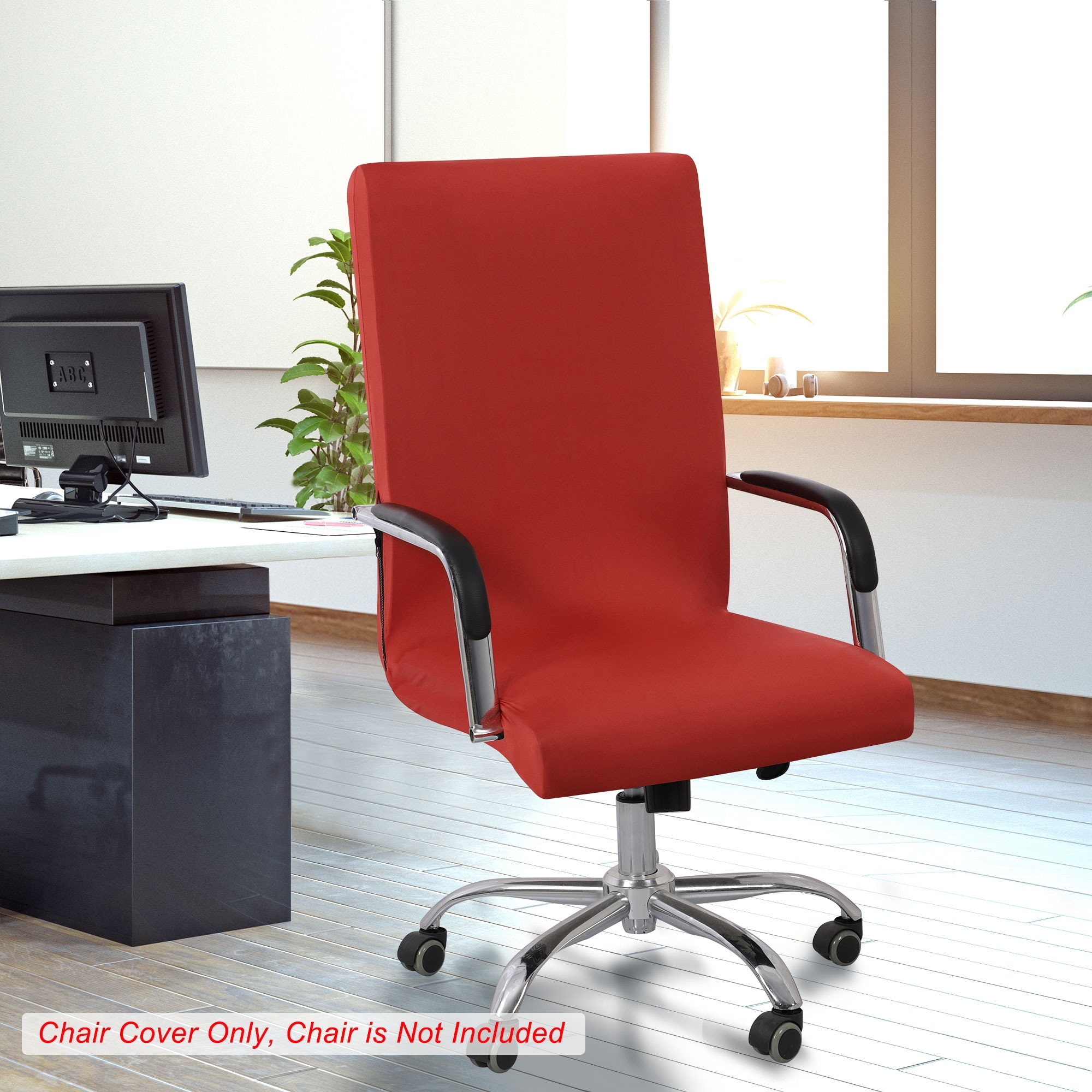 Computer Gaming Chair Cover Stretch Swivel Armchair Slipcover Furniture Decors 