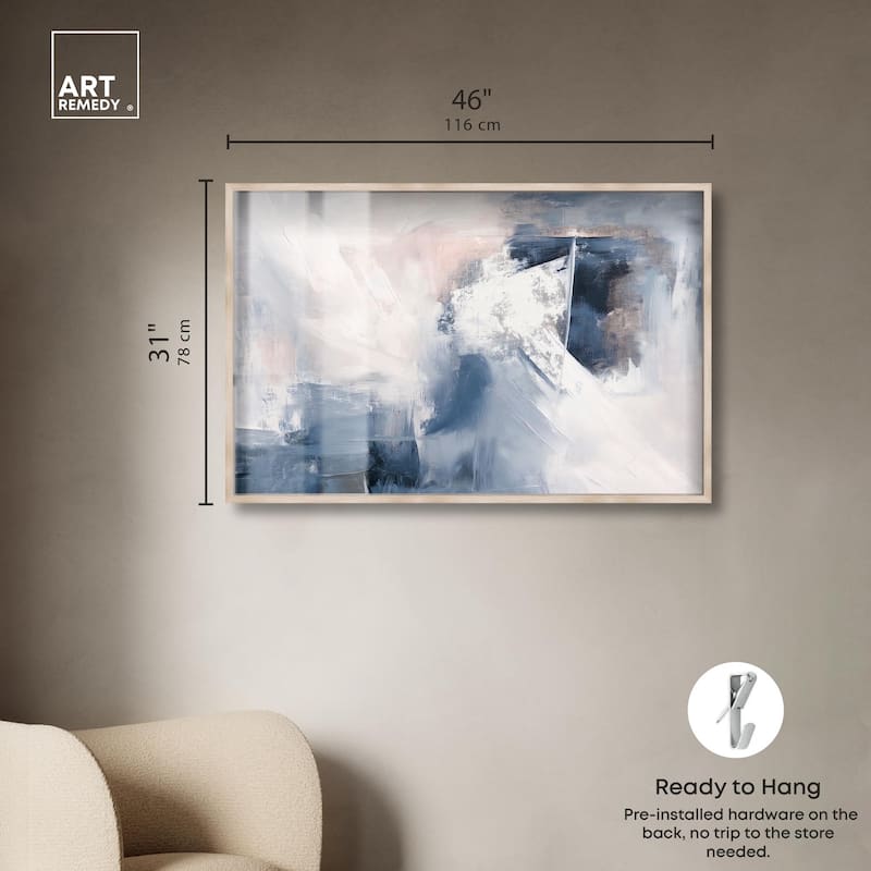 Blue Rapture II Shadowbox by Art Remedy