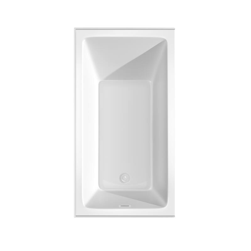 Wyndham Collection WCBTW16032L18 Grayley 60" Three Wall Alcove Acrylic