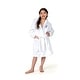 preview thumbnail 72 of 100, Sweet Kids 100% Polyester SUPER PLUSH Double Brushed Hooded Bathrobe with Navy Script Monogram