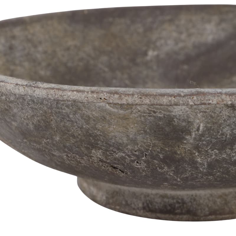 Terracotta Decorative Bowl Rustic Finish Diameter Weathered - 4" Brown - 11.5" x 11.5" x 3.75"