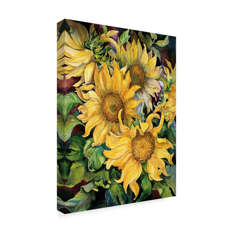Joanne Porter 'Sunflowers' Canvas Art