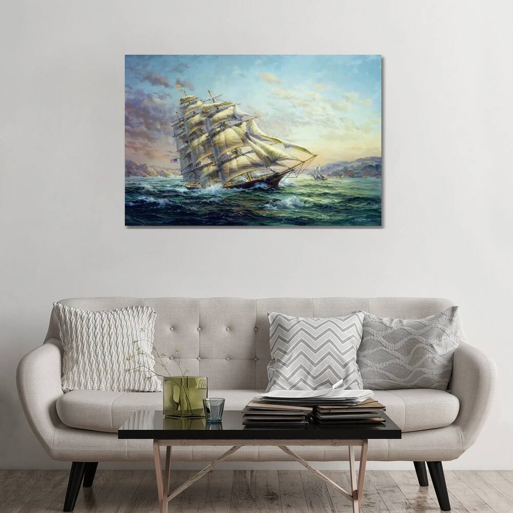 iCanvas "Clipper Ship Surprise" by Nicky Boehme Canvas Print