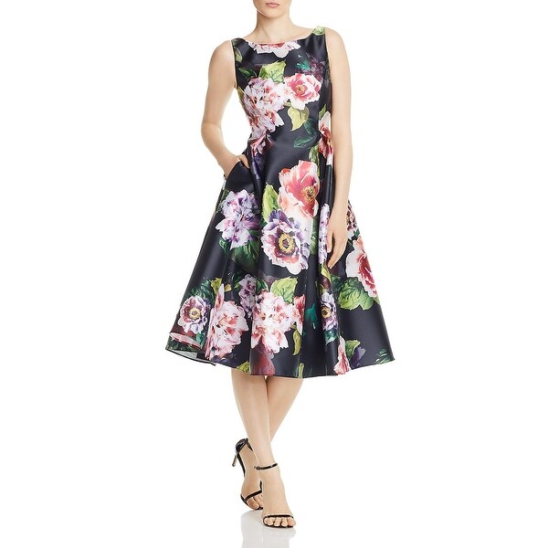 semi formal floral dresses