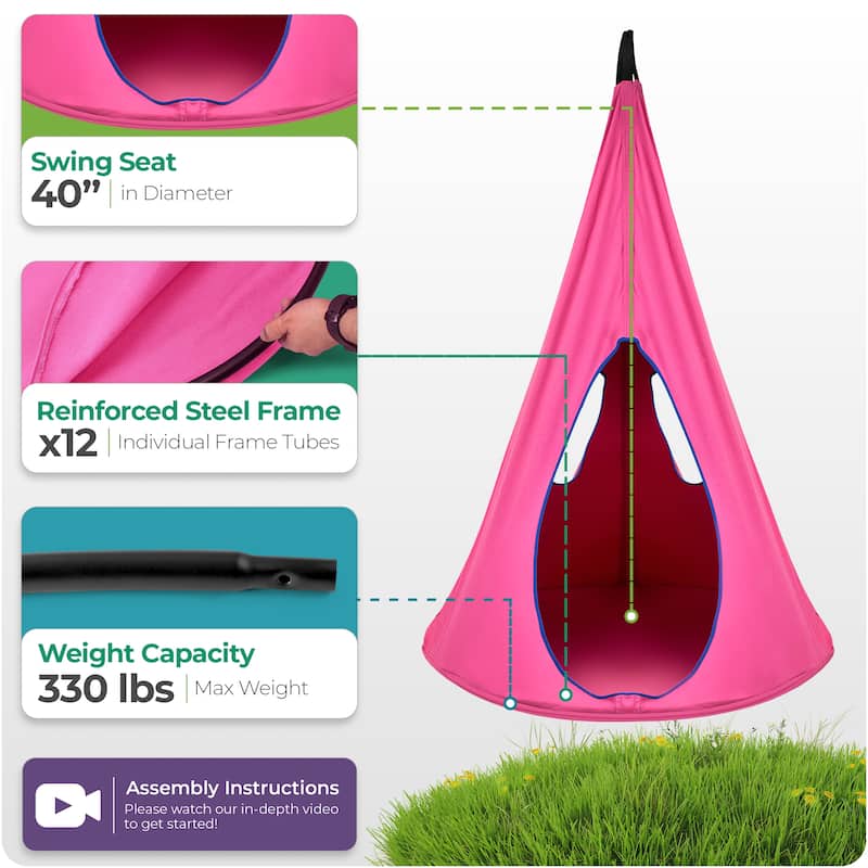 Sorbus 40" Kids Nest Swing