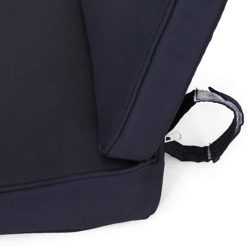 Roomfitters Carolina Club Chair Cushion Set, Back and Seat Cushions, Water Repellent Fabric, Navy Set of 4