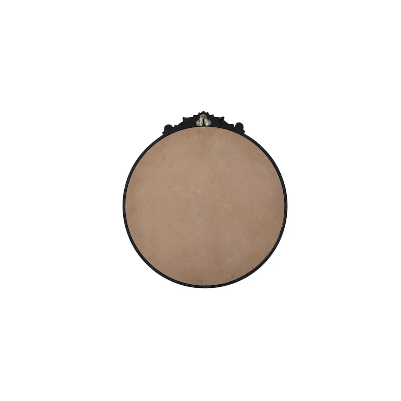 Isabeau Vintage Round Resin Mirror