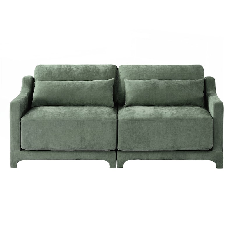 Two seater Chenille Fabric sofa