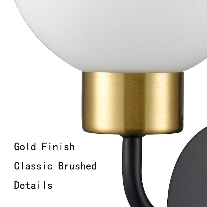 Tenerife Brass Modern Bath Vanity Light / Wall Sconce