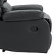 preview thumbnail 69 of 79, Vegan Leather Upholstered Push Back Manual Recliner Chair
