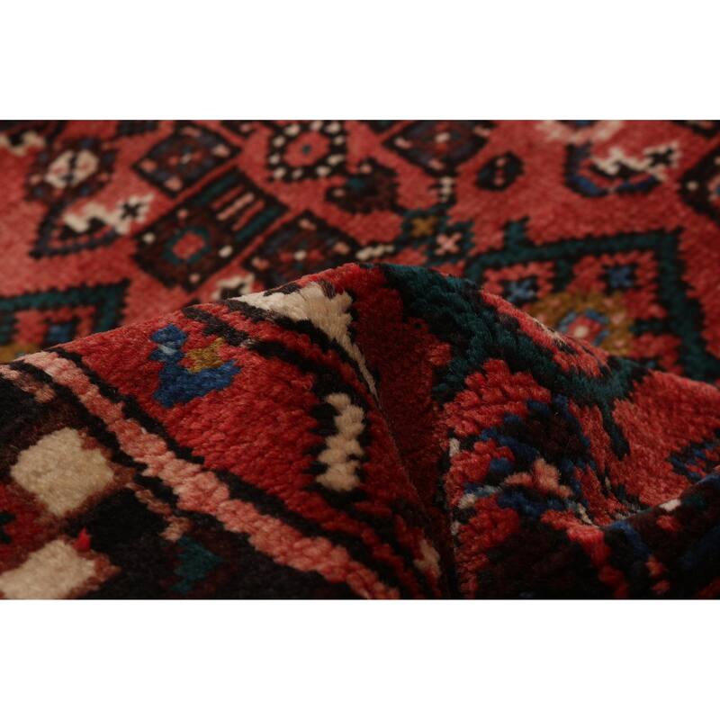ECARPETGALLERY Hand-knotted Andelz Red Wool Rug - 3'9 x 12'10