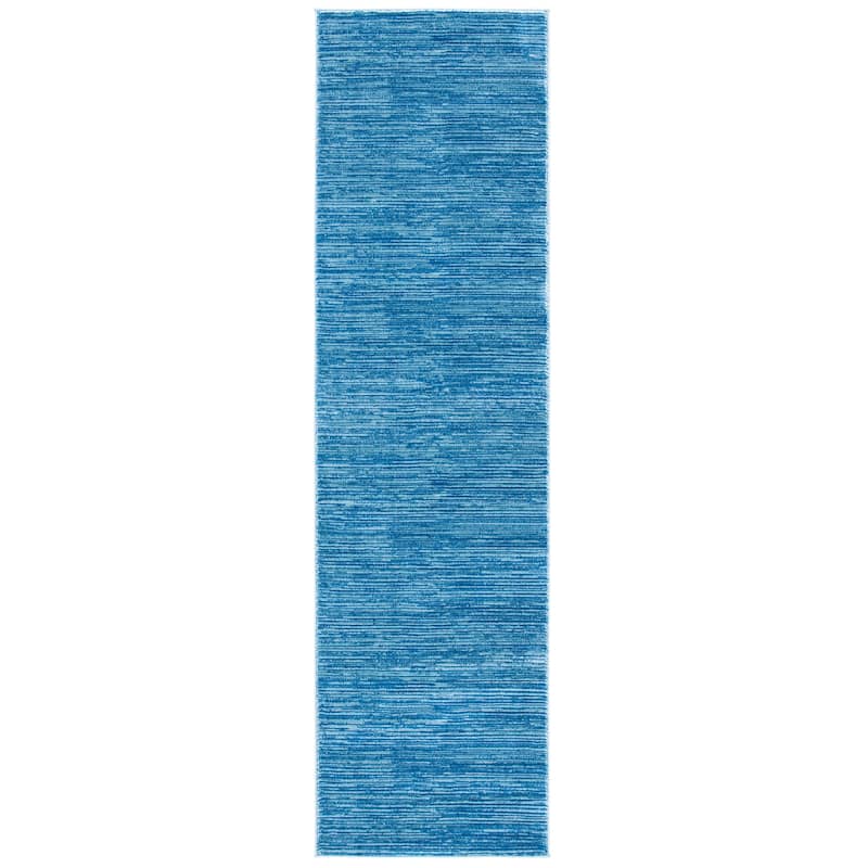 SAFAVIEH Vision Sunanda Modern Ombre Tonal Rug - 2'2" x 6' Runner - Blue