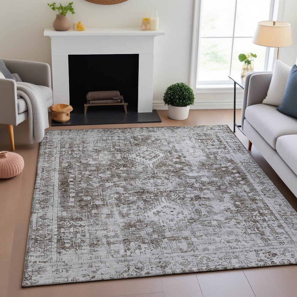 Premium Washable Super Soft Vintage Traditional Mayfield Rug
