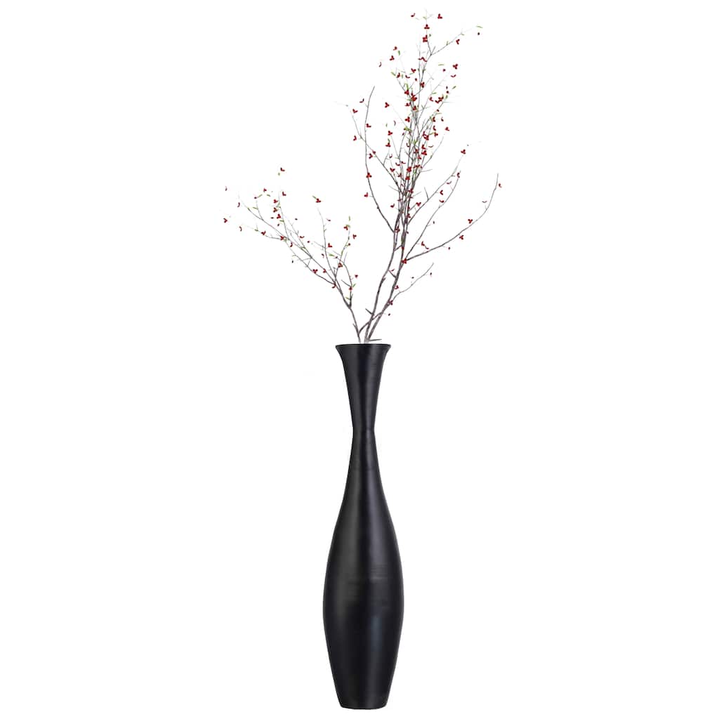 Bamboo Floor Vase - 43-inch Modern Elegance, Living Room Decor, Entryway, Dining Accent, Versatile Floral Styling, Home Decor