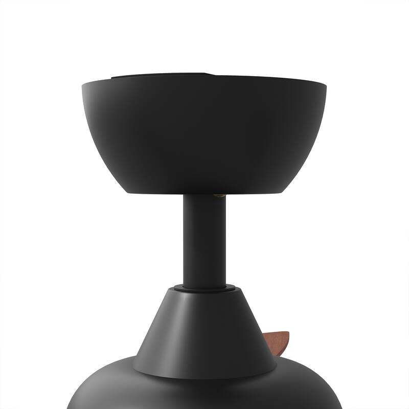 Ceiling Fan with Light, Solid Wood Blades Modern LED Ceiling Fan with Bluetooth App Control, Reversible Quiet Motor