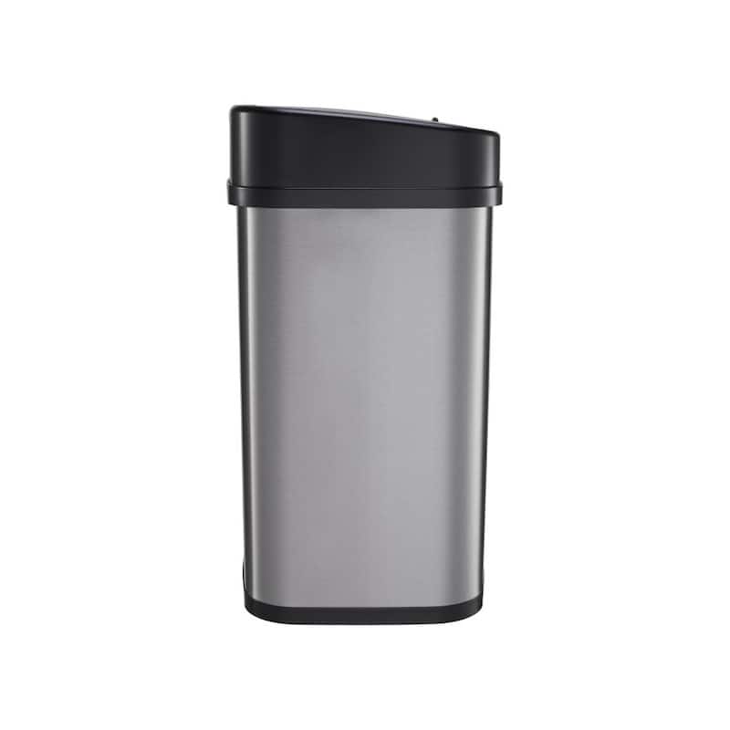 NINESTARS 3.2 Gallon Rectangular Motion Sensor Trash Can