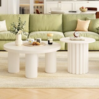 Modern Coffee Table Set of 2 - Bed Bath & Beyond - 42995706