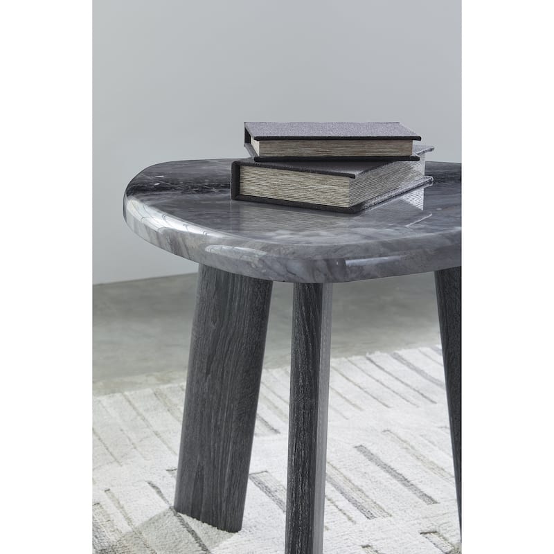 Signature Design by Ashley Bluebond Gray Table (Set of 3) - 52"W x 30"D x 19"H