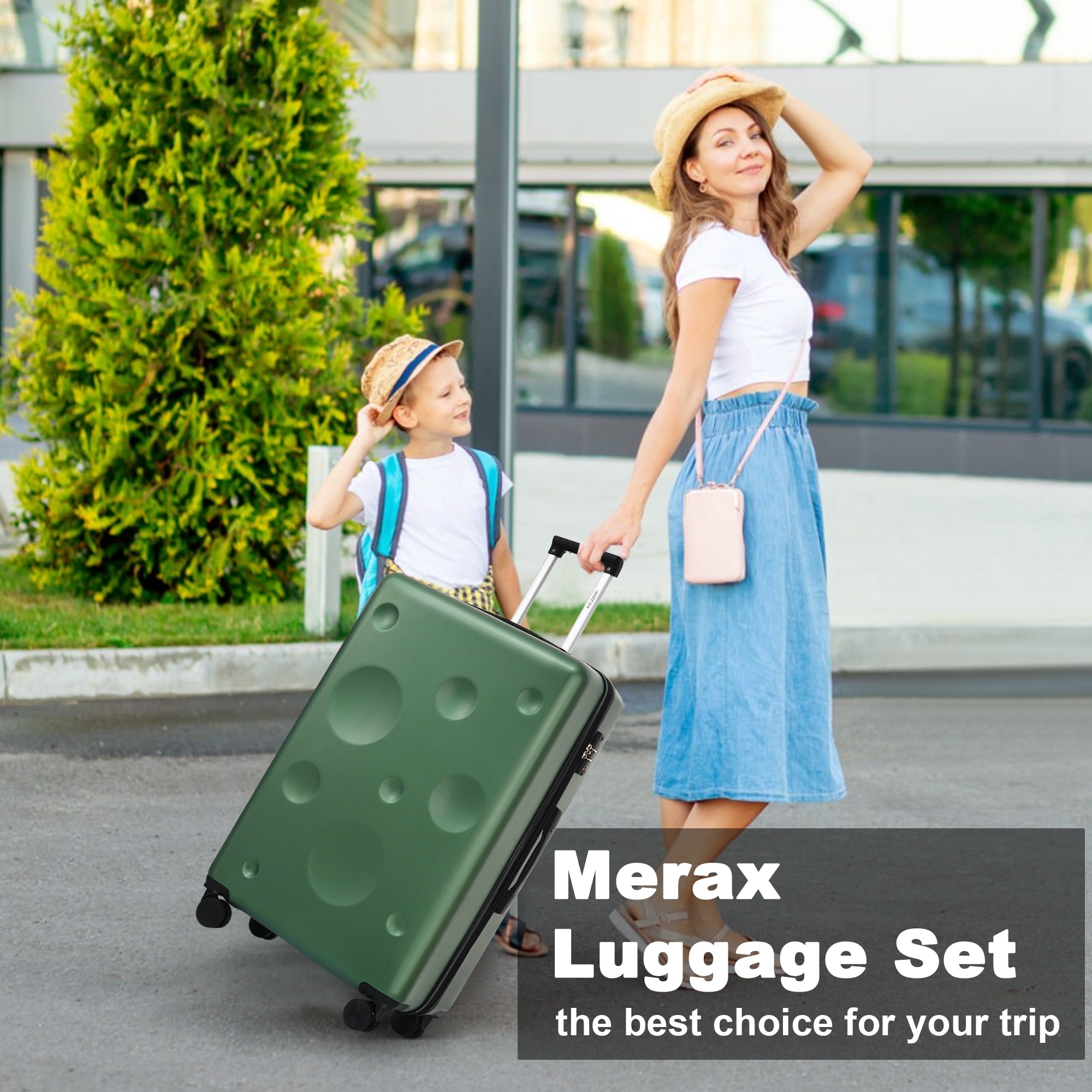 Cheese Shape Hardside Luggage Suitcase Sets with Spinner Wheels Bed Bath Beyond 39644710