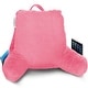 preview thumbnail 67 of 143, Nestl Memory Foam Reading Pillow with Backrest, Arms and Pockets Medium - Light Pink