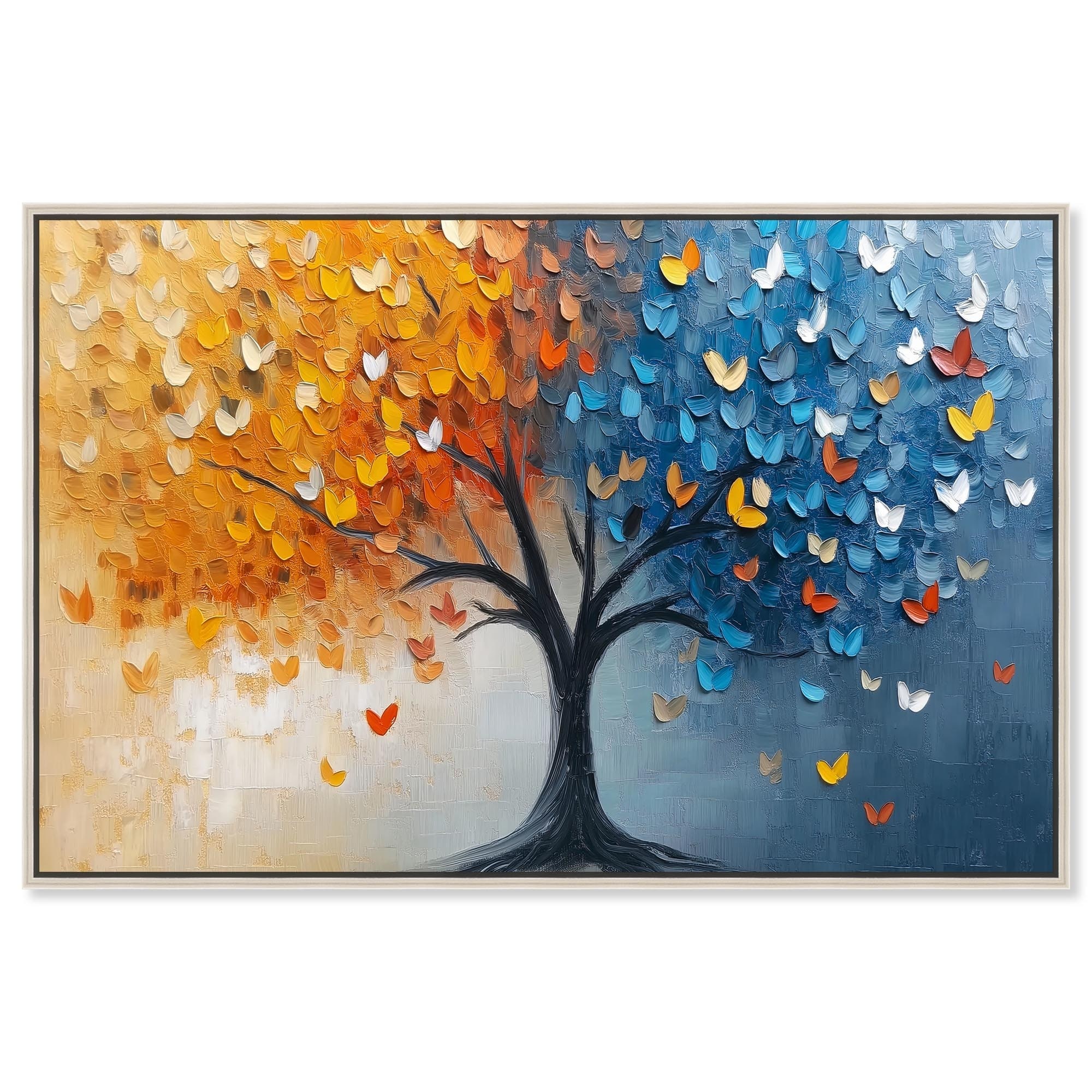 Butterfly Dream Tree II Canvas Colorful Tree Art by Art Remedy
