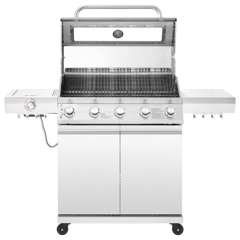Royal Gourmet Deluxe Stainless Steel 5-Burner Gas Grill