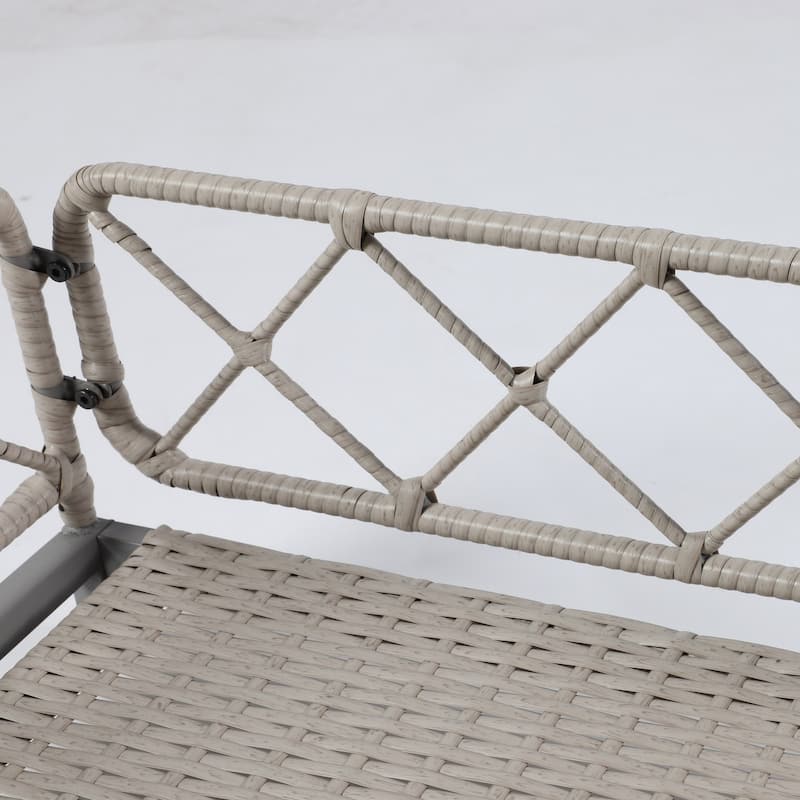 Wicker Pet Bed Rattan Dog Sofa Bed Outdoor Indoor Waterproof