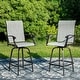 preview thumbnail 47 of 67, 7-Piece Patio Bar Stool Set Textilene Swivel Stools
