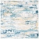 preview thumbnail 29 of 31, SAFAVIEH Skyler Coralee Modern Abstract Rug 5' Square - Teal/Gold - Square