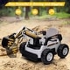 preview thumbnail 24 of 23, 12V Kids Ride On Excavator Digger Truck with Remote Control & Electric Digging Arm