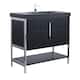 Option Black Matte - Chrome Hardware