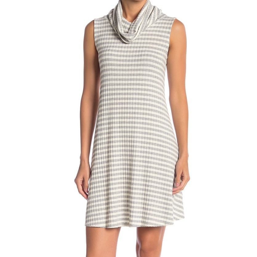 cowl neck shift dress