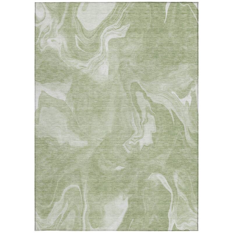 HomeRoots Abstract Transitional Rectangle Outdoor Rug