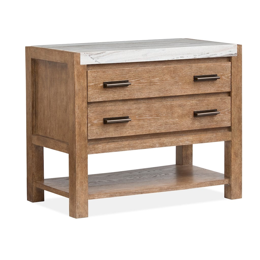 Magnussen Home Plum Creek Sierra Brown Open Nightstand