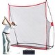 preview thumbnail 2 of 17, VEVOR Golf Practice Hitting Net Portable Home Golf Aid Net with Solid Fiberglass Frame and Carry Bag 7.8x7ft - no Target