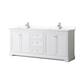 Option White / White Quartz Top / Polished Chrome