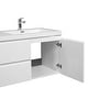 preview thumbnail 70 of 169, CASAINC Floating Bathroom Vanity with Resin Top Basin and Soft Closing Drawers