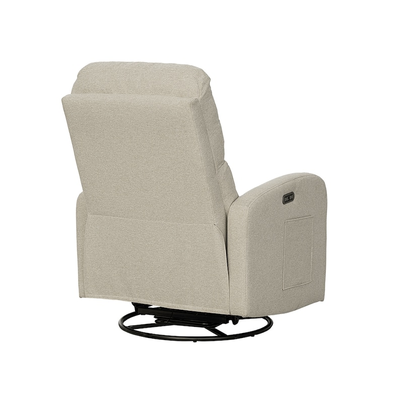 INK+IVY Dakota Power Recliner 3-in-1 with Swivel, Glider, USB Ports